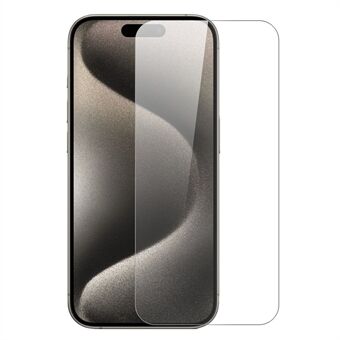 NORTHJO A+ for iPhone 15 Plus / 15 Pro Max skjermbeskytter anti-eksplosjon 0,3 mm 2,5D herdet glassfilm - gjennomsiktig