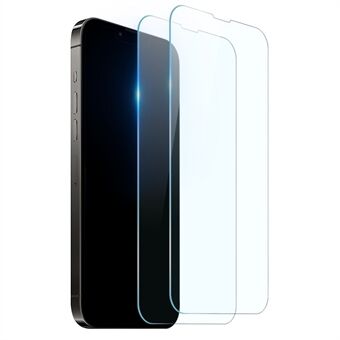 NORTHJO 2 stk/sett for iPhone 14 Pro 6,1 tommer A+ 0,3 mm 2,5D 9H Hardhet Høy aluminium-silisium Glass Ultra Clear Skjermbeskytter