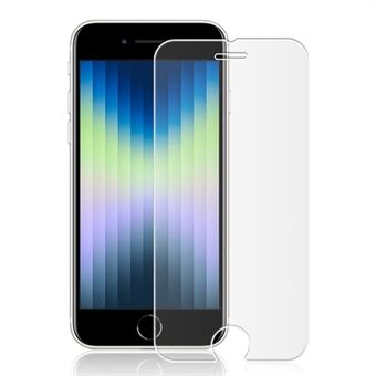 AMORUS For iPhone SE (2022)/(2020)/7 4,7 tommer/8 4,7 tommer 2,5D høy aluminium-silisium Glass HD Clarity skjermbeskytter