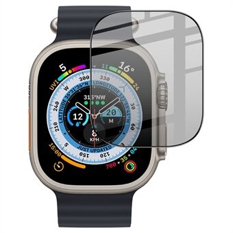 IMAK For Apple Watch Ultra 49mm Full Dekning Anti Spy Herdet Glass Protector Anti-Peep Smartwatch Skjermfilm