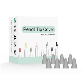 8 stk Universal , slitesterke erstatninger for pennestifter for Apple blyant/blyant (2. generasjon)