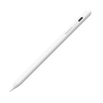 MOMAX TP8 ONE LINK Håndflateavvisende vippefølsomhet Kapasitiv Stylus Pen Magnetic Adsorption Stylus Pen for iPad-serien, hurtiglading