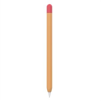 AHASTYLE PT65-2 Silikonhylse for Apple Pencil (2. generasjon), kontrastfarge Stylus Pen Mykt beskyttelsesdeksel