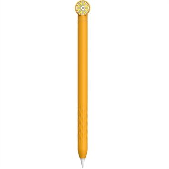 AHASTYLE PT129-2 For Apple Pencil 2nd Generation Cute Cartoon Stylus Pen Deksel Myk Silikon Anti-drop erme