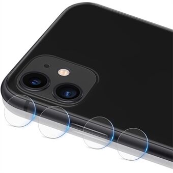 IMAK 2 stk / pakke kameralinsefilmer i klart glass for iPhone 11 6,1 tommer (2019)