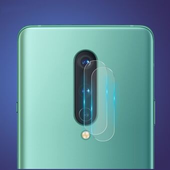 2 stk HAT- Prince [0,2 mm 9H 2,15D buekanter] bakre kameralinsebeskyttelsesfilmer i herdet glass for OnePlus 8