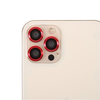 Monokrom design Ultraklart metallstøtfanger Glass Kameralinsebeskyttelsesfilm (3 stk / sett) for iPhone 11 Pro/ 11 Pro Max / 12 Pro