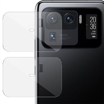 2 stk / pakke IMAK Full-dekning High Definition kameralinse beskyttelsesglassfilm for Xiaomi Mi 11 Ultra