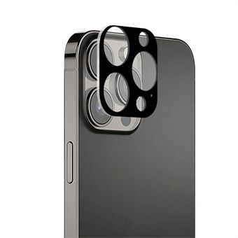 MOCOLO Silke Printing Kameralinsefilm for iPhone 13 Pro Max 6,7 tommer, 9H hardhet Nøyaktig utskjæring herdet glass Kameralinsebeskytter - svart