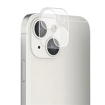 MOCOLO silkeutskrift 9H hardhet Nøyaktig utskjæring Herdet glass bak kameralinsebeskytter for iPhone 13 mini 5,4 tommer - Gjennomsiktig