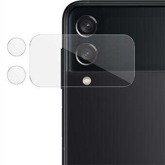 IMAK 1 sett Anti Scratch Ultra Clear Ring Herdet Glass Film Kameralinsebeskytter for Samsung Galaxy Z Flip3 5G
