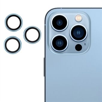 3 stk / sett Ultra Clear Monokrom AGC Glass Kamera Lens Film Guard for iPhone 13 Pro 6,1 tommer / 13 Pro Max 6,7 tommer - Multi