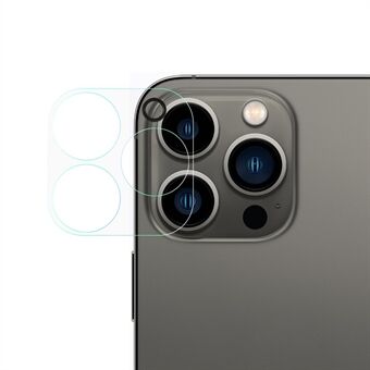 Komplett dekker 9H hardhet herdet glass Kameralinsebeskytter for iPhone 13 Pro 6,1 tommer