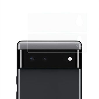 2 STK / sett Ultraklart bruddsikkert Scratch- Motstandsdyktig herdet glass Fullskjermsdekning Kameralinsefilm for Google Pixel 6 Pro
