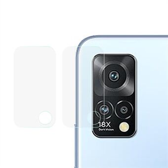 2 stk / sett Ultraklart Scratch full dekning herdet glass Kameralinsebeskyttelsesfilm for Meizu 18X