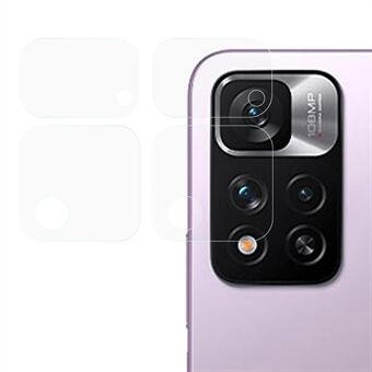 2 stk / sett Ultraklart herdet glass kameralinsebeskyttelsesfilm for Xiaomi Redmi Note 11 Pro + 5G / Redmi Note 11 Pro 5G (Kina) (MediaTek)