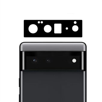 Herdet glass kameralinsebeskytter Høy gjennomsiktig silkeutskrift Anti-støv telefon bakre kamera linsefilm for Google Pixel 6 Pro