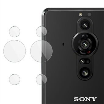 IMAK 2 sett HD klar anti- Scratch kamera linsefilmbeskytter i herdet glass for Sony Xperia Pro-I