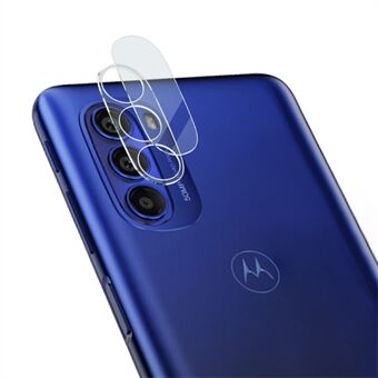 IMAK for Motorola Moto G51 5G boblefri fulldeksel HD klart herdet glass Kameralinsefilm + akryllinsedeksel