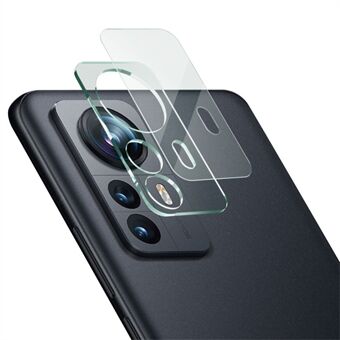 IMAK for Xiaomi 12 Pro Presis Cutout High Definition Anti-flekker Herdet glass Kameralinsefilm + Akryllinsedeksel
