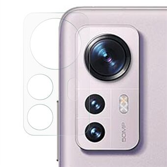For Xiaomi 12 / 12X HD bakkamera linsebeskytter Slitebestandig herdet glassfilm