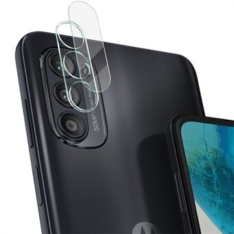 IMAK for Motorola Moto G52 4G integrert herdet glass linsefilm + akryl linsedeksel HD klar Scratch kamera linsedeksel tilbehør