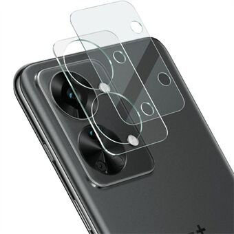 IMAK for OnePlus Nord 2T 5G klar kameralinsebeskytter integrert herdet glass bak kameralinsefilm + akryllinsedeksel
