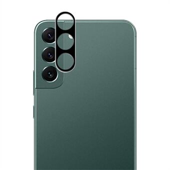 MOCOLO For Samsung Galaxy S23 Plus kameralinsebeskytter, anti-fingeravtrykk silkeutskrift HD herdet glass linsebeskyttelsesfilm - svart