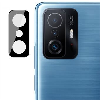 IMAK For Xiaomi 11T Pro 5G/11T 5G Brønnbeskyttelse herdet glass Kameralinsebeskytter HD Klar Scratch linsefilm (svart versjon)