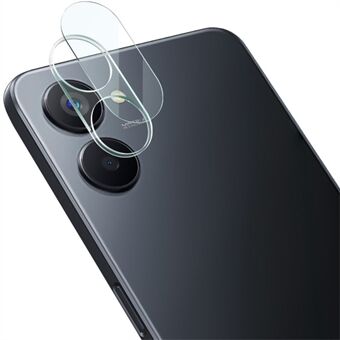 IMAK kameralinsefilm for Realme V20 5G Anti-slitasje Anti-olje High Definition herdet glass linsebeskytter + akryl linsedeksel