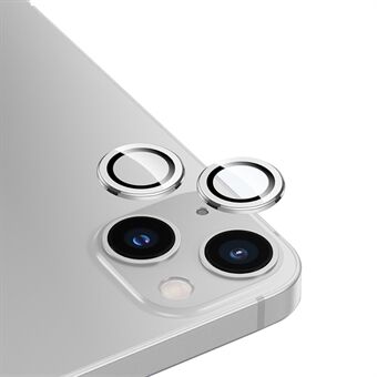 BENKS for iPhone 14 tommers kameralinsebeskytter Ultra Clear HD kameralinsefilm Safir + herdet glass baklinsedekselbeskyttelse