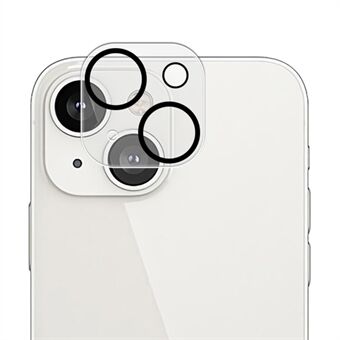 BENKS Silke Printing Kameralinsebeskytter for iPhone 14 6,1 tommer, 0,15 mm Klar høy aluminium-silisiumglass Scratch kameralinsefilm