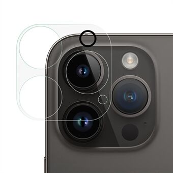 RURIHAI For iPhone 14 Pro Max kameralinsefilm Ultra HD høy aluminium-silisiumglass 3D kameralinsebeskytter