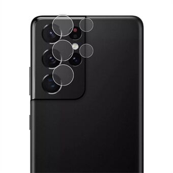 AMORUS 1 sett kameralinsebeskytter for Samsung Galaxy S22 Ultra 5G, HD herdet glass Individuelt Ring Telefontilbehør
