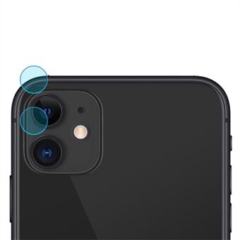 AMORUS 1 sett kameralinsebeskytter for iPhone 11 6,1 tommer, Ultra HD Anti- Scratch herdet glass kameradeksel Splittersikker individuell linsefilm