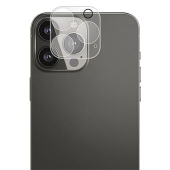 AMORUS kameralinsebeskytter for iPhone 14 Pro / 14 Pro Max, HD Klar anti- Scratch silkeutskrift Herdet glass linsedekselfilm
