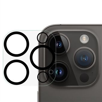 For iPhone 14 Pro / 14 Pro Max Anti-eksponeringslinsebeskytter i ett stykke herdet glass bakre kameradekselbeskyttelse
