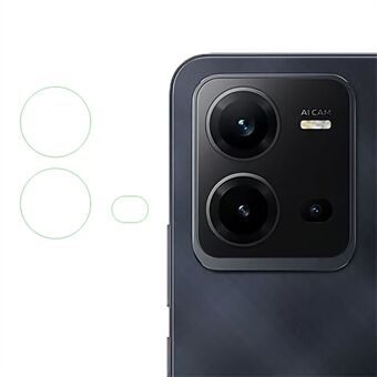 3 stk / sett Fleksibel kameralinsebeskytter for vivo V25e 4G, HD Klart soda-lime glass Scratch telefon bakre linsefilm