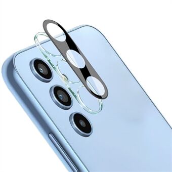 IMAK for Samsung Galaxy A54 5G klar herdet glass linsefilm + akryl linsedeksel Fingeravtrykksikker kameralinsebeskytter (svart versjon)