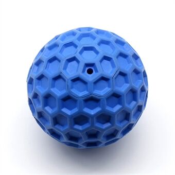 Honeycomb Ball Naturgummi Kjæledyrstenner Massasjeball Hundtyggebitteleke med knirkende lyd