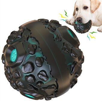 YSQ-01 Funny kjæledyrhund Meteorittballleketøy Lyd Piperleketøy for hunder Chew Sound Interactive Ball Toy (FDA-sertifisert, BPA-fri)