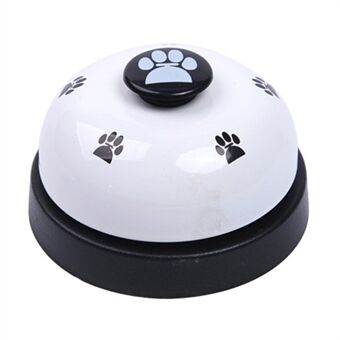 Kjæledyrklokke for hund Katttrening Interaktivt leketøy kalt middag små bjeller Footprint Ring Trainer Fôringspåminnelse