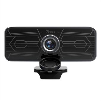 Gsou T16s 1080P HD-webkamera med webkameradeksel innebygd mikrofon for nettkurs kringkasting konferansevideo