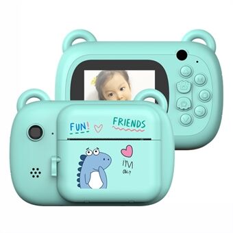 A7-B Barn Instant Print Kamera Kids Digital Video Recorder Lekestøtte TF Card OTG Adapter