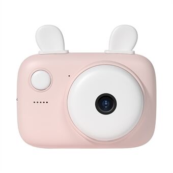 A2 2,4 tommers IPS-skjerm Macaron Cute Camera 4000W Dual Lens 1080P bærbart minikamera med snor for Kids (uten minnekort)