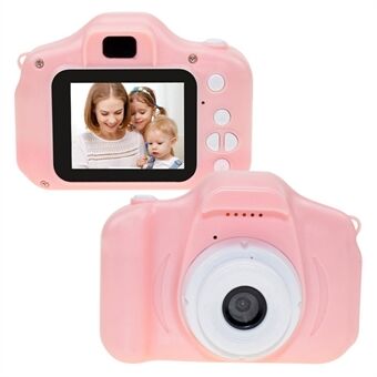 X2 barnekamera 1080P barnevideokamera Dual Cam Design Kameraleketøy som støtter 32 GB minnekort
