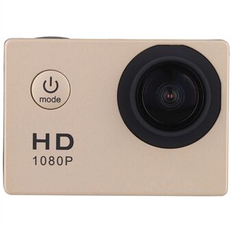 X6000-11 mini actionkamera 2,0" LCD-skjerm 1080P kamera multifunksjonell vanntett rideopptaker for Outdoor