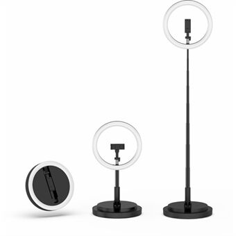 B1 29 cm RGB LED- Ring Sammenleggbar med høydejusterbar Stand for selfie-videoopptak direktesending