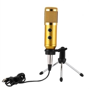 MK-F600TL Studio Profesjonell kondensatorkablet mikrofon med stativ