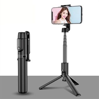 MAGIC SHADOW M12 bærbar uttrekkbar telefon Selfie Stick-stativ med Bluetooth-fjernkontroll